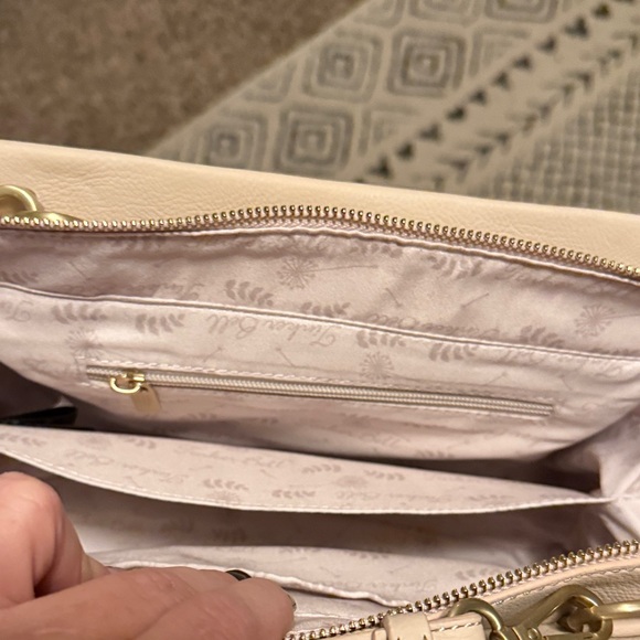 Disney Cream and Gold Floral Satchel - Picture 3 of 6